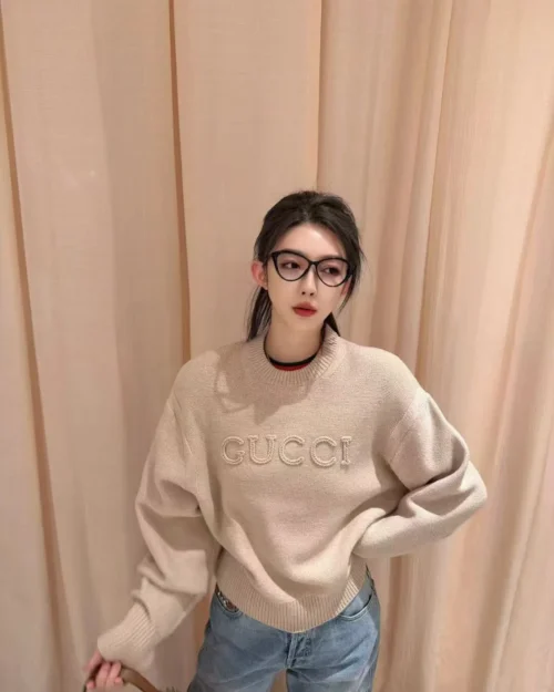 Gucci Embroidered Knit Sweater