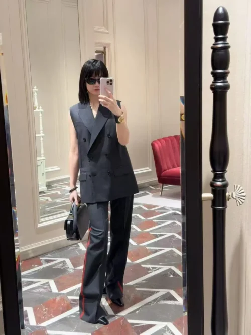 Gucci High-Waist Jacket and Pants Set