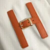 Hermes Hooded Wide-Leg Logo T-Shirt and Pants Set