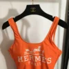 Hermes Printed One-Piece Swimsuit