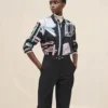 Hermes Printed Collared Shirt