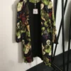 Hermes Printed Collared Tie-Waist Trench Jacket
