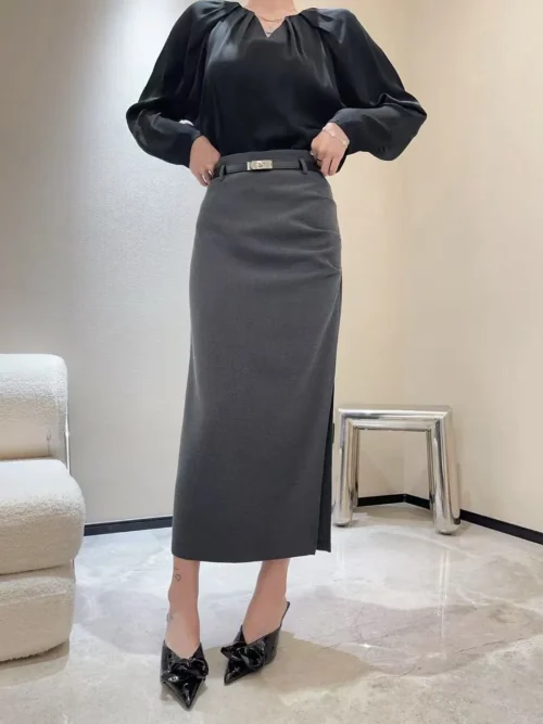 Hermes High-Waist Skirt