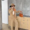 Hermes Zip-Up Jacket and Pants Set