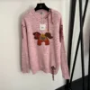 Hermes Embroidered Knit Sweater