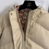 Hermes Printed Hooded Down Jacket