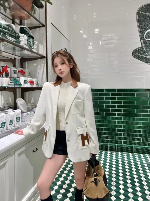 Hermes Logo Blazer