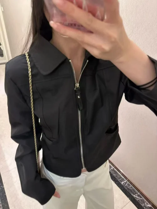 Hermes Zip-Up Collared Slim-Fit Jacket