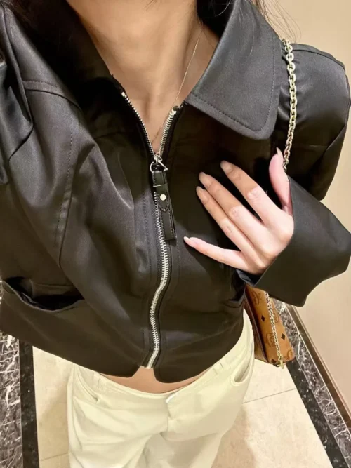 Hermes Zip-Up Collared Slim-Fit Jacket