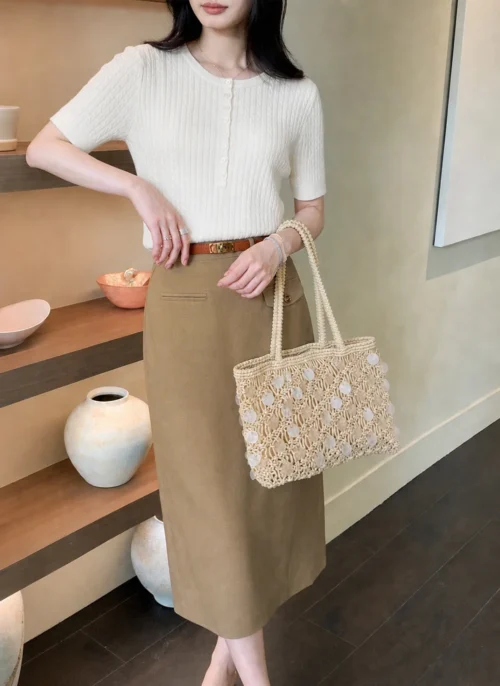 Hermes High-Waist Skirt