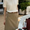 Hermes High-Waist Skirt