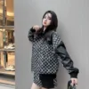 Louis Vuitton Denim Jacquard Monogram High-Waist Two-Piece Set