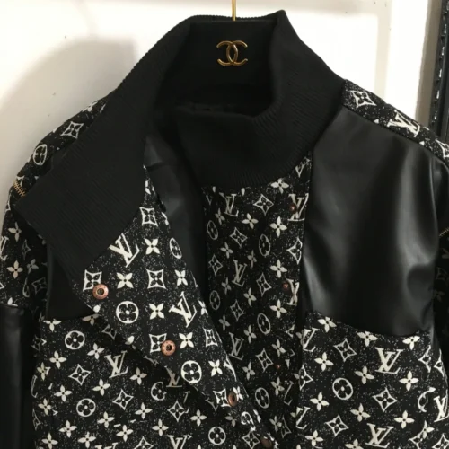 Louis Vuitton Denim Jacquard Monogram Jacket