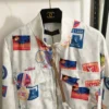Louis Vuitton Monogram Printed Zip-Up Trench Jacket