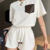 Louis Vuitton Jacquard Monogram T-Shirt and Shorts Set