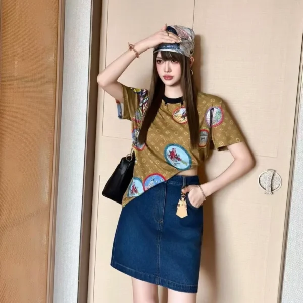 Louis Vuitton Monogram Printed T-Shirt