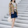 Louis Vuitton Monogram Printed Hooded Zip-Up Trench Jacket