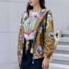 Louis Vuitton Monogram Printed Hooded Zip-Up Trench Jacket