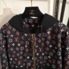 Louis Vuitton Monogram Printed Hooded Zip-Up Trench Jacket