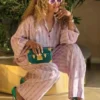 Louis Vuitton Printed Striped Two-Piece Set