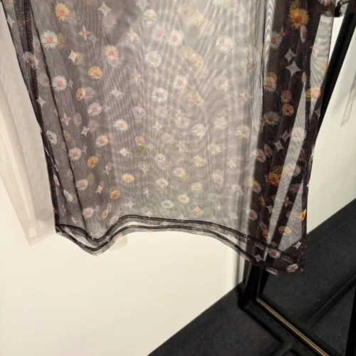 Louis Vuitton Mesh Sheer Printed T-Shirt