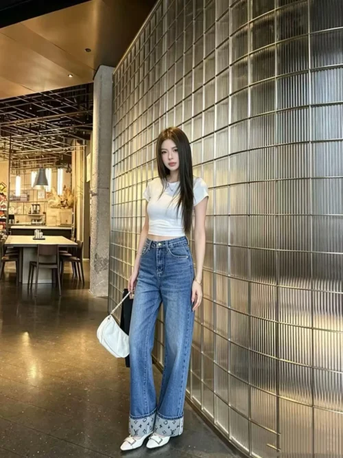 Louis Vuitton Denim Monogram Jeans