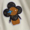 Louis Vuitton Embroidered Monogram V-Neck High-Waist Knit Jacket and Pants Set