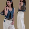 Louis Vuitton Denim Monogram All-Over Print Vest
