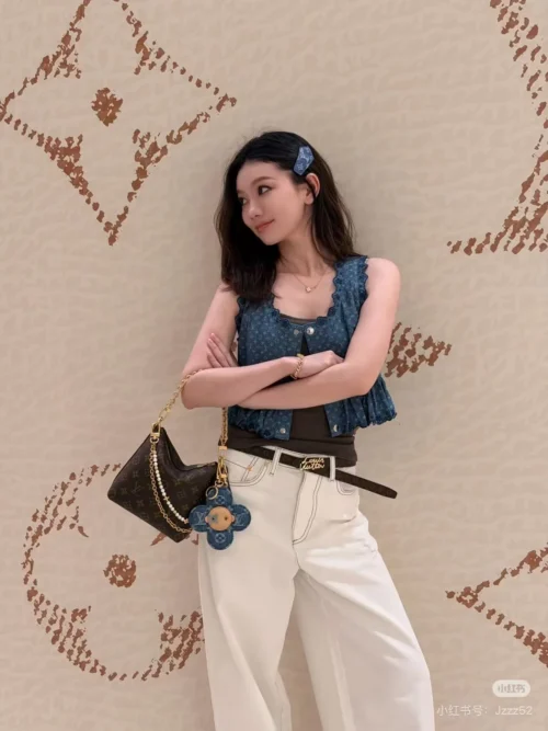 Louis Vuitton Denim Monogram All-Over Print Vest