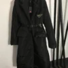 Prada Collared Logo Trench Jacket