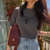 Prada Cashmere Embroidered Knit Sweater