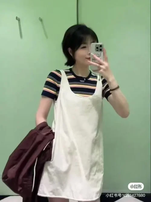 Prada Sleeveless Drawstring Dress