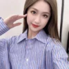 Prada Colorblock Striped Shirt Dress