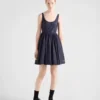 Prada V-Neck Logo Dress