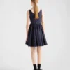 Prada V-Neck Logo Dress