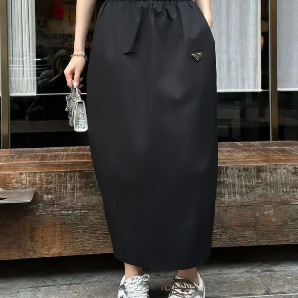 Prada Logo Skirt