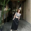 Prada Logo Skirt