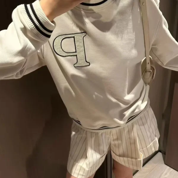 Prada Embroidered Sweatshirt