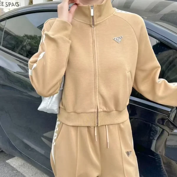 Prada Zip-Up Jacket and Pants Set