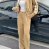 Prada Zip-Up Jacket and Pants Set