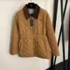 Prada Embroidered Plaid Collared Jacket
