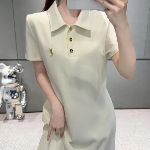 YSL Logo Dress