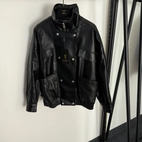 YSL Leather Biker Jacket