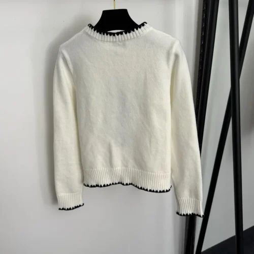 YSL Embroidered Knit Sweater