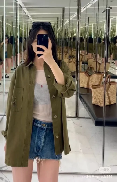 YSL Embroidered Shirt