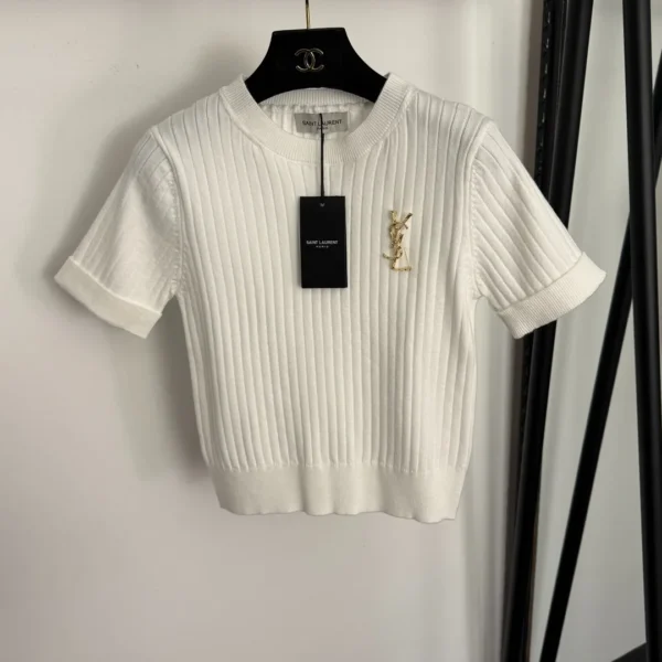 YSL Logo Knit Sweater