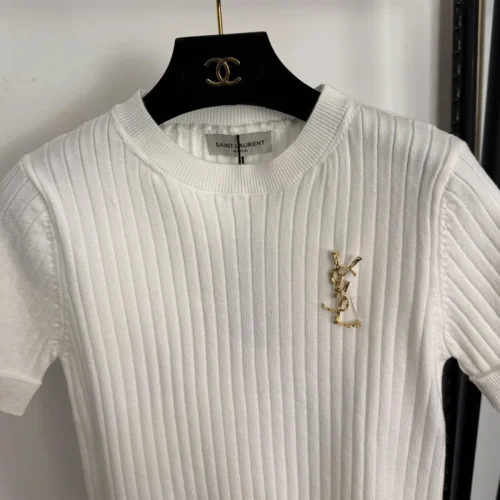 YSL Logo Knit Sweater