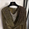 YSL V-Neck Dress