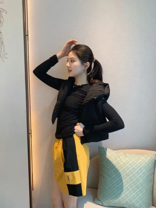 YSL Colorblock Shorts