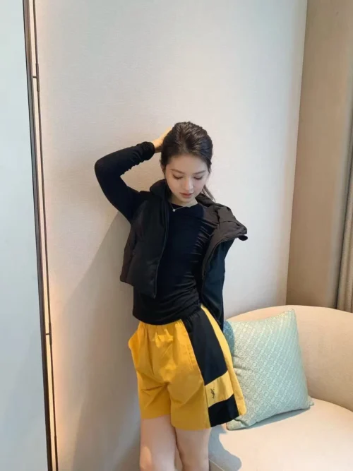 YSL Colorblock Shorts